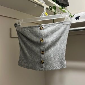 Button Up Tube Top - From SIRENS